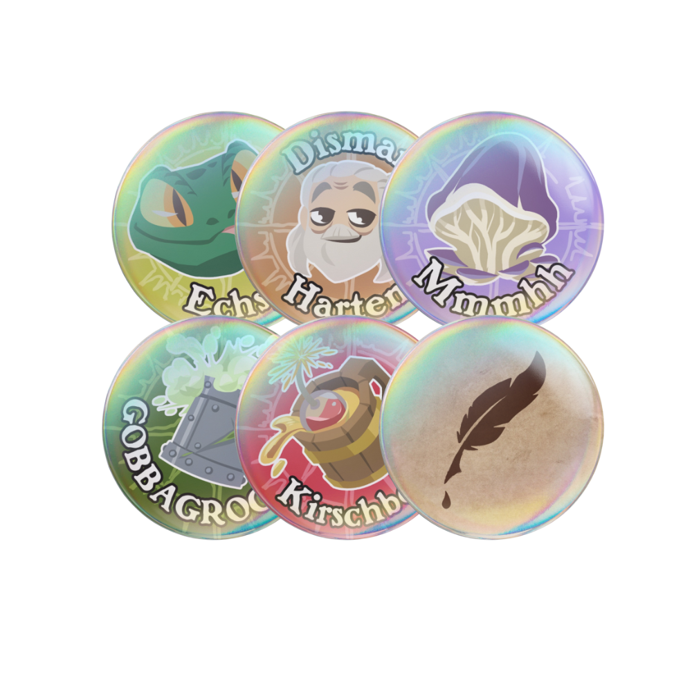 Badges (rund) Set B