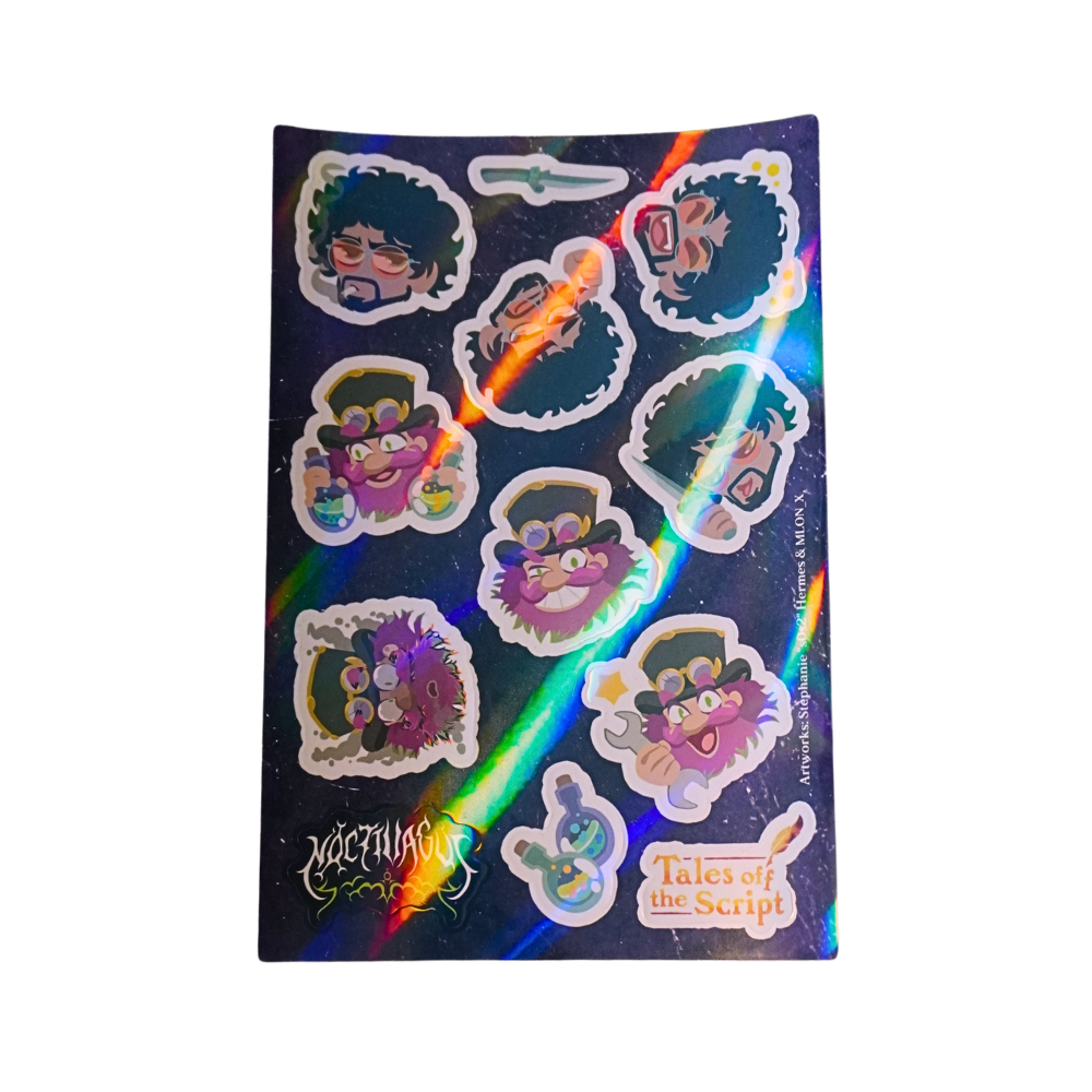 Stickersheet "Noctivagus - Avis+Tuckulus"