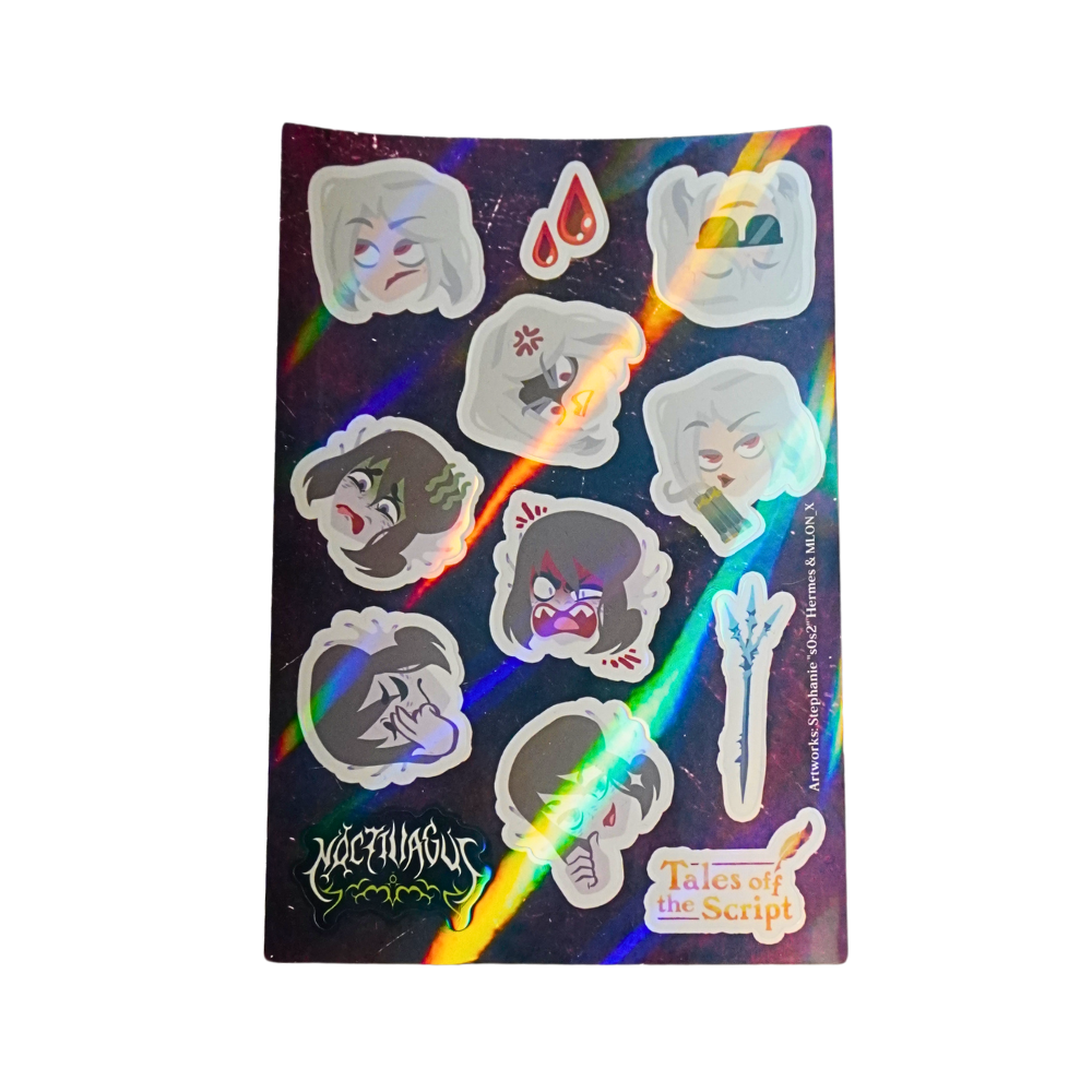 Stickersheet "Noctivagus - Azrael+Morgana"